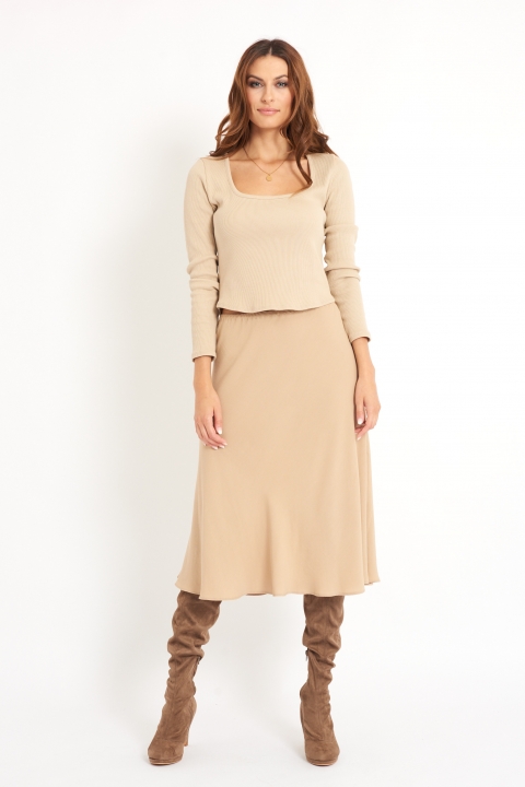 Slim rib Top