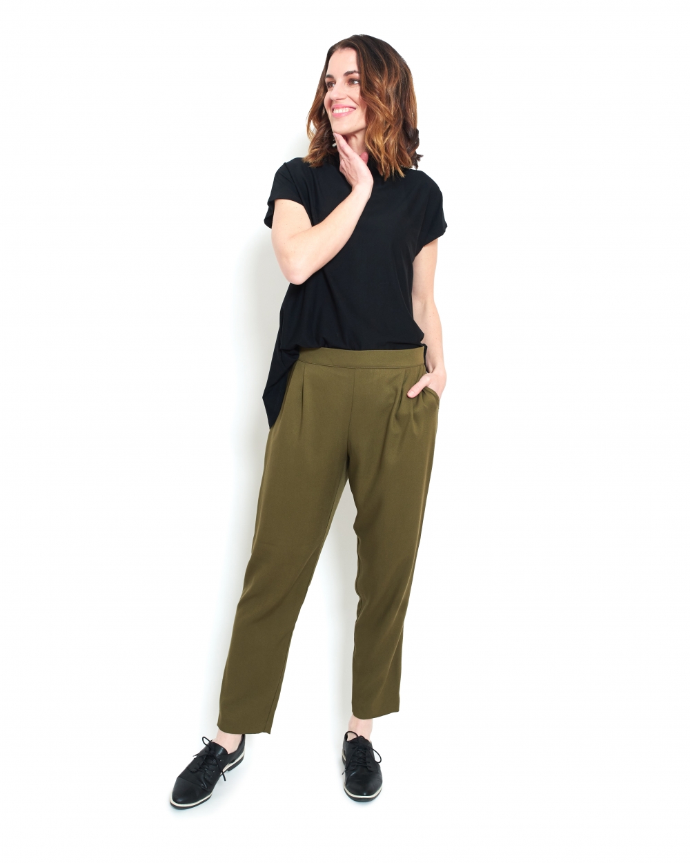 Army green kalhoty
